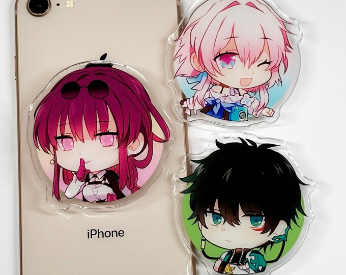 Honkai Star Rail phone accessory, Kafka, March 7, Dan Heng, acrylic accessories