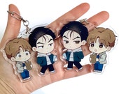 Jinx BL Keychains - Kim Dan, Joo Jaekyung, Boy Love Manhwa, manga