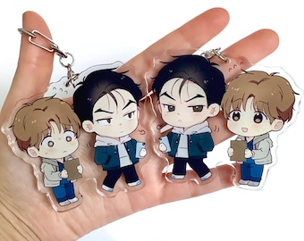 Jinx BL Keychains - Kim Dan, Joo Jaekyung, Boy Love Manhwa, manga, webtoon