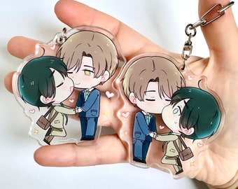 Cherry maho keychain - Kurosawa, Adachi, BL manga anime, Boy Love Manhwa, manga, webtoon, cherry magic