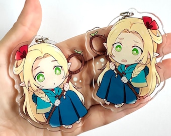 Marcille Dungeon Meshi Keychains - cute chibi Marcille