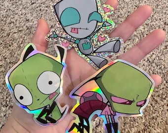 Invader Zim sticker - GIR sticker