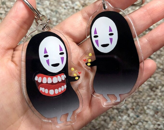 No face - SpiritedAway doublesided keychain