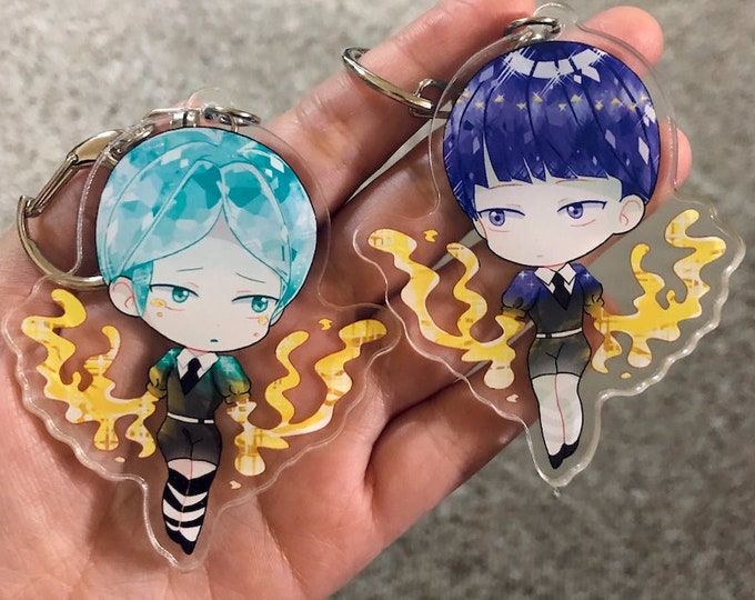 Houseki no Kuni HNK Land of the Lustrous keychain - Moon Phos Phosphophyllite