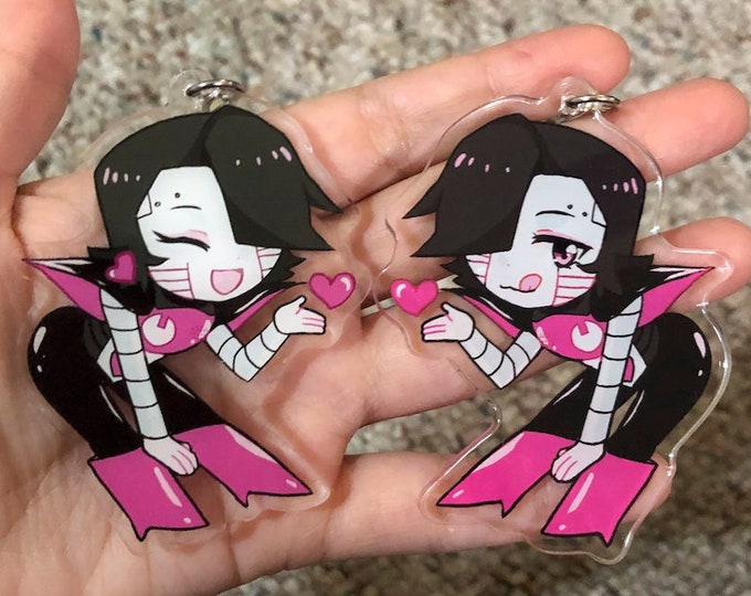 UNDERTALE doublesided keychain - Mettaton