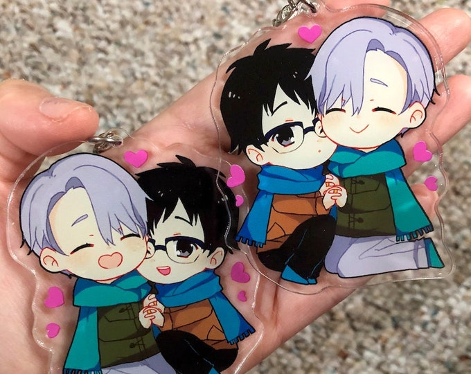 Yuri Victor doublesided keychain