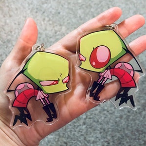 Invader Zim keychain - ZIM