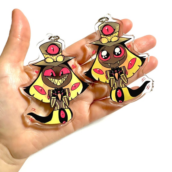 Sir Pentious - Hazbin Hotel Keychain - Cute Chibi Sir Pentious
