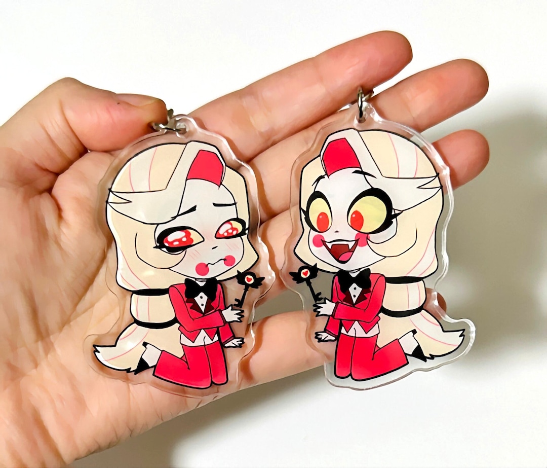 Charlie - Hazbin Hotel Keychain - cute chibi Charlie charm - Etsy 日本