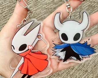 Hollow Knight Silksong- The knight, Hornet Acrylic charm