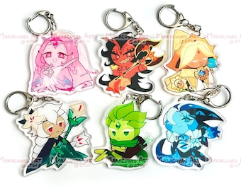 CRK - Shadow Milk, Pure Vanilla, Eternal Sugar, Burning Spice, Wind Archer, White Lilly - chibi cookies