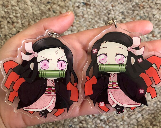 KnY doublesided keychain - Nezuko