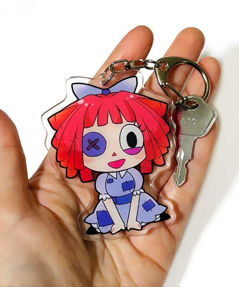 The Amazing Digital Circus Charms Keychains - Caine Gangle Jax Ragatha ...