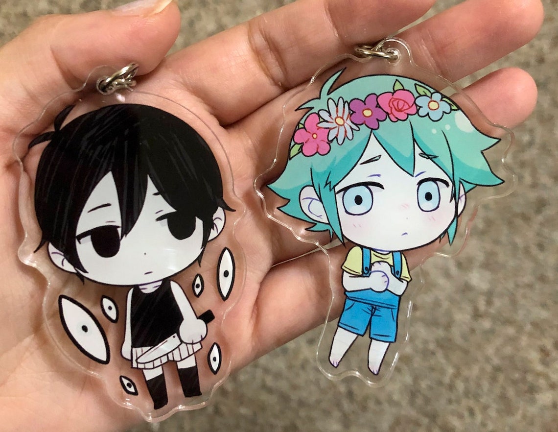 OMORI Keychains - Sunny/omori and Basil - Etsy