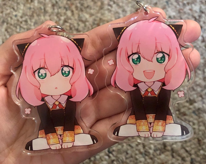 Anya - doublesided keychain