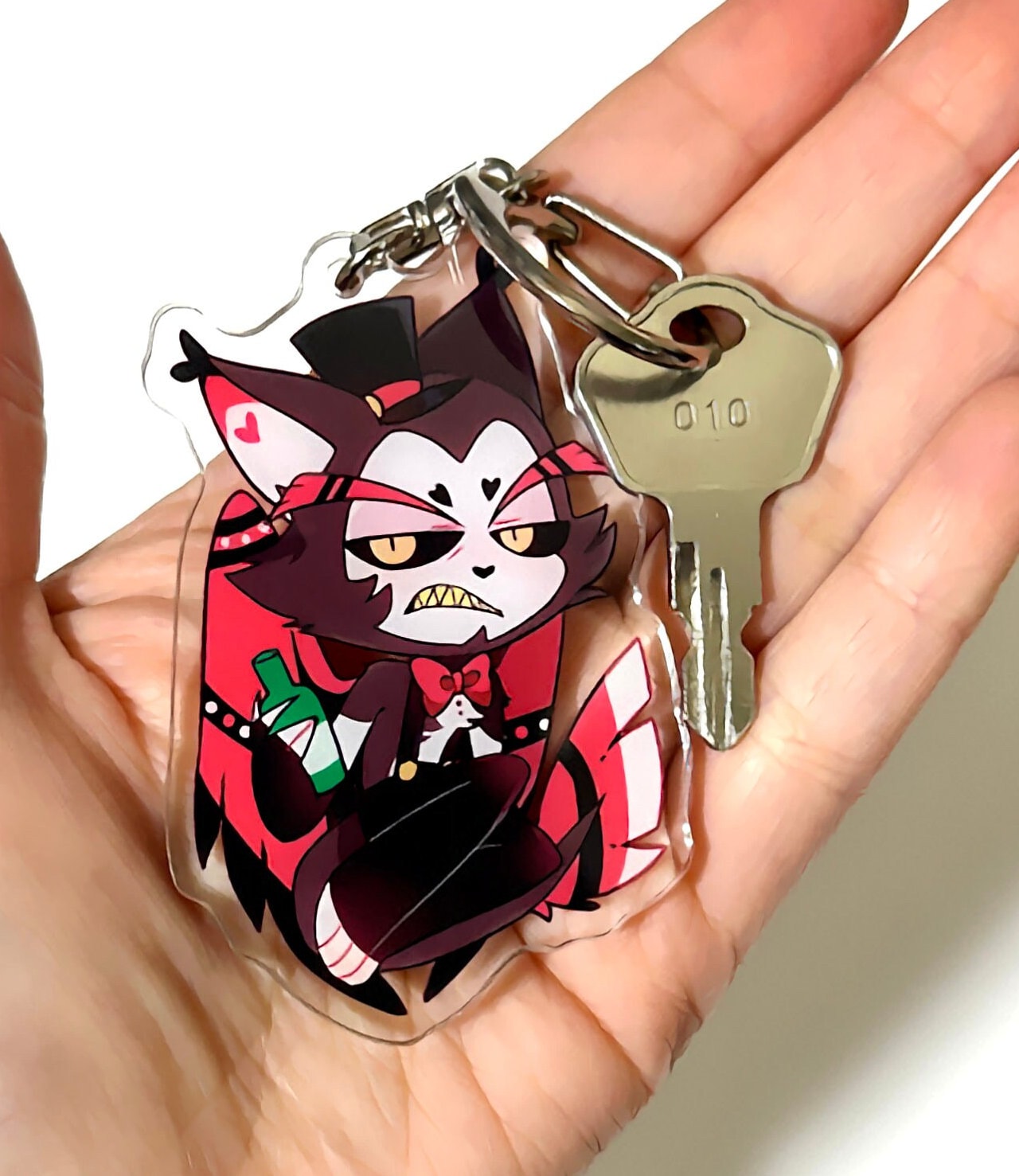 Hazbin Hotel charms keychains - Alastor, Vox, Angel Dust, Husk