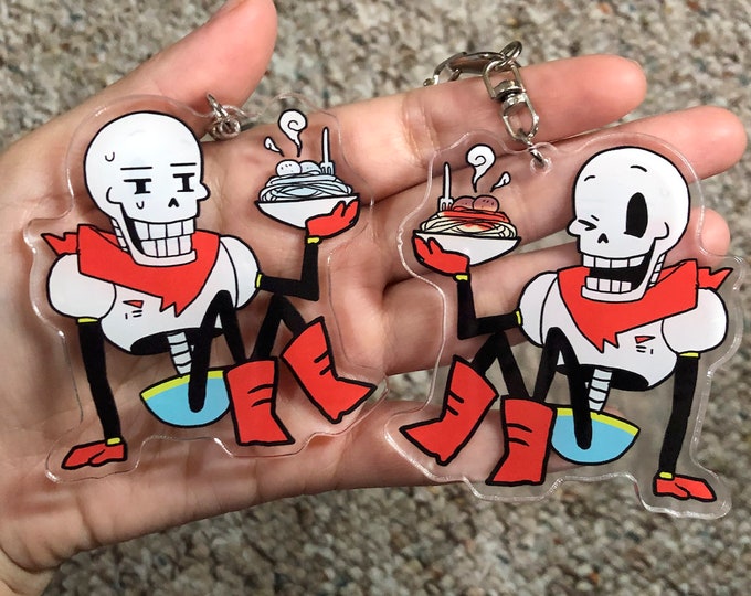 UNDERTALE doublesided keychain - Papyrus