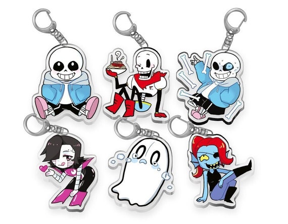 UNDERTALE Charm Keychains Sans Papyrus Metaton Toriel -  Norway