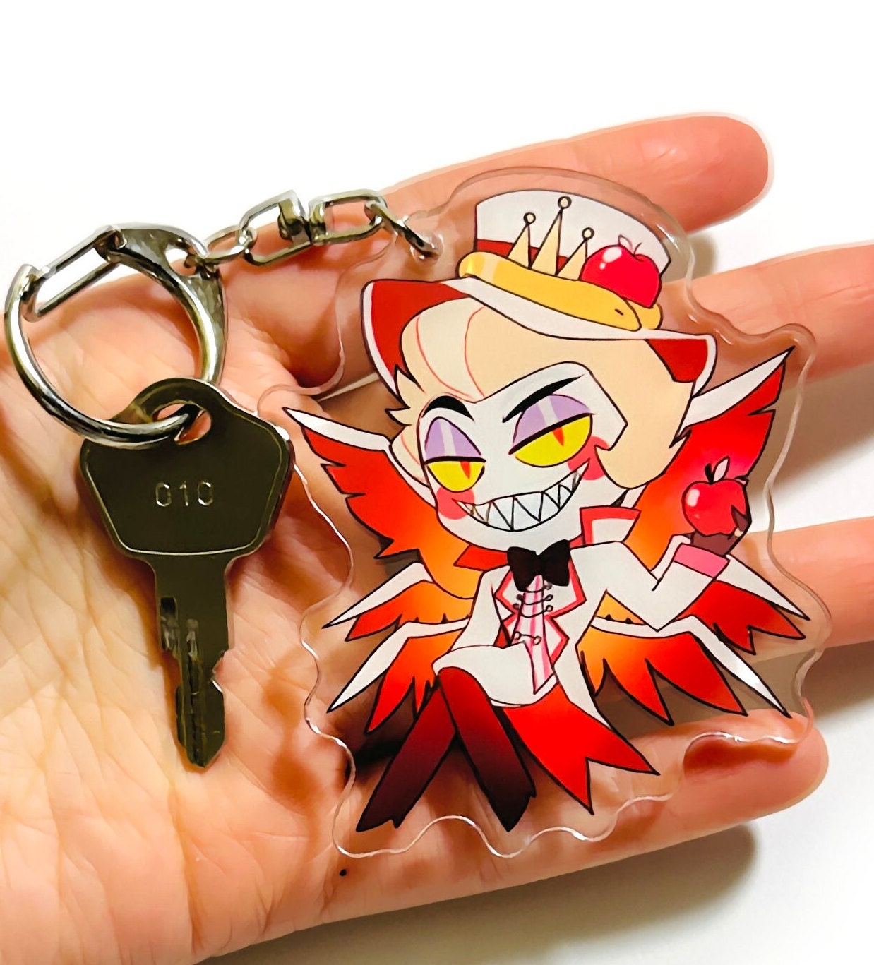 Hazbin Hotel charms keychains - Alastor, Vox, Angel Dust, Husk