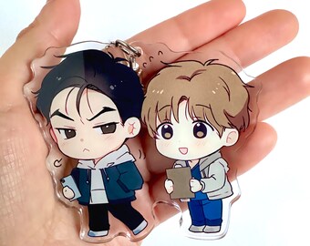 韓国BL BOMTOON スミルナ&カプリ　キーホルダー 先払いのみ）韓国キャラクターグッズ 「スミルナ＆カプリ」 公式