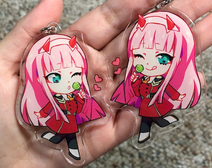 Darling 02 - doublesided keychain