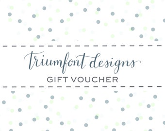 Gift Voucher for a Word Portrait