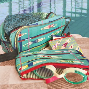 Swimmer - Medium Reißverschlusstasche,Mäppchen, Kunstzubehör, Kunst Accessoire, Kunstbedarf, Kunst Accessoires, Kunstbedarf,Iphone Etui,Polsterung