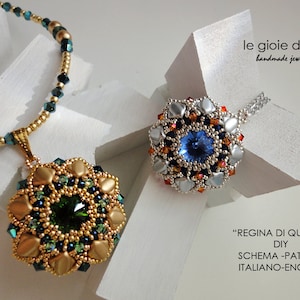 DIY &quot;Queen of diamonds&quot; pendant pattern