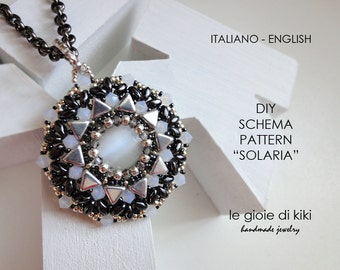 DIY, pendant pattern "Solaria"