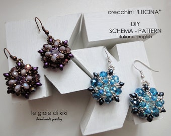 Scheme - Pattern " Lucina" earrings