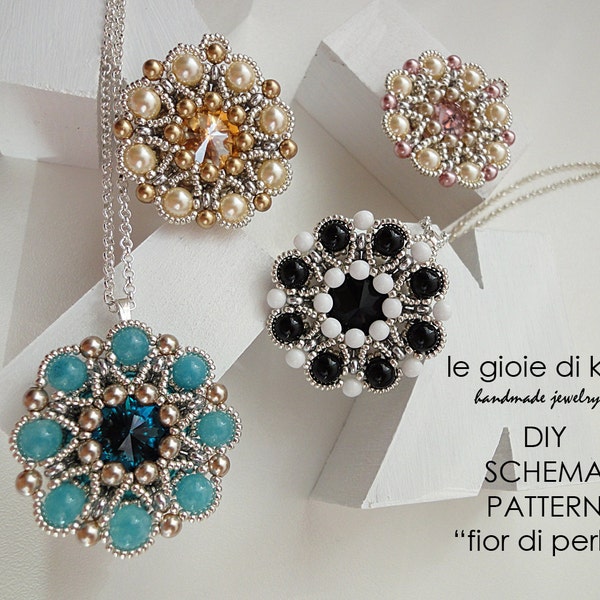 DIY schema pendente "Fior di Perla"