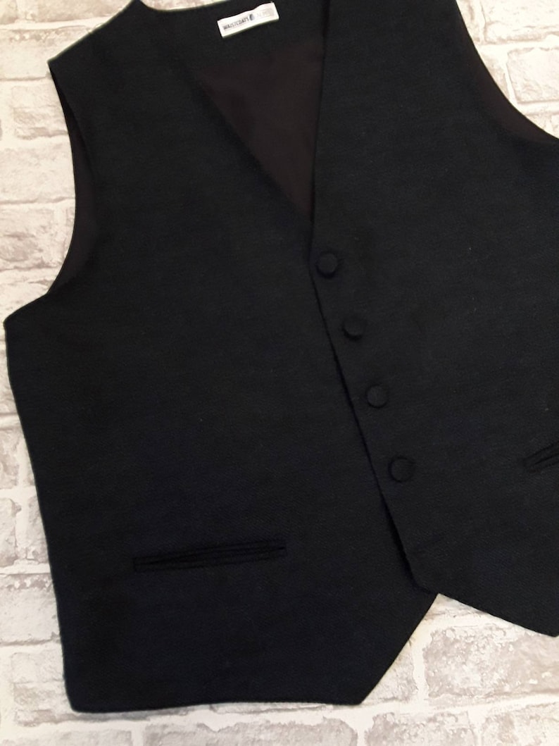 44-46 Chest Men/'s Vest Ready To Wear Blue Wool Waistcoat Men/'s Waistcoat Men/'s Blue Wool Vest