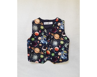 Kids Space Planets Waistcoat