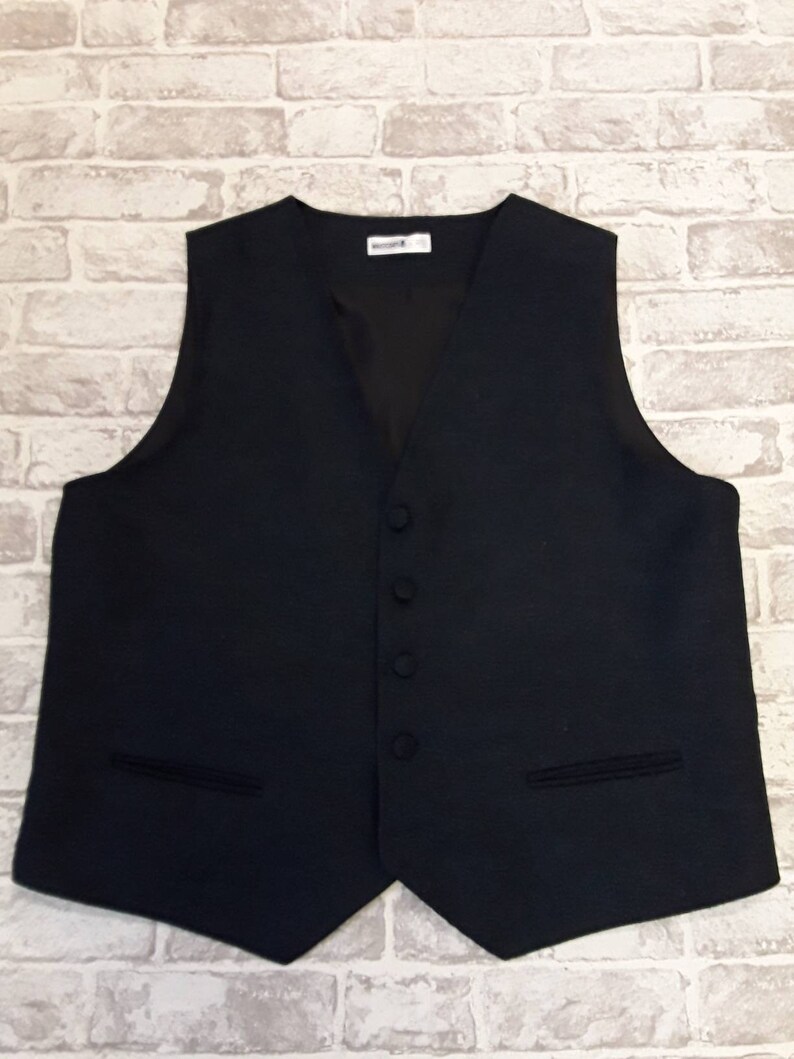 44-46 Chest Men/'s Vest Ready To Wear Blue Wool Waistcoat Men/'s Waistcoat Men/'s Blue Wool Vest