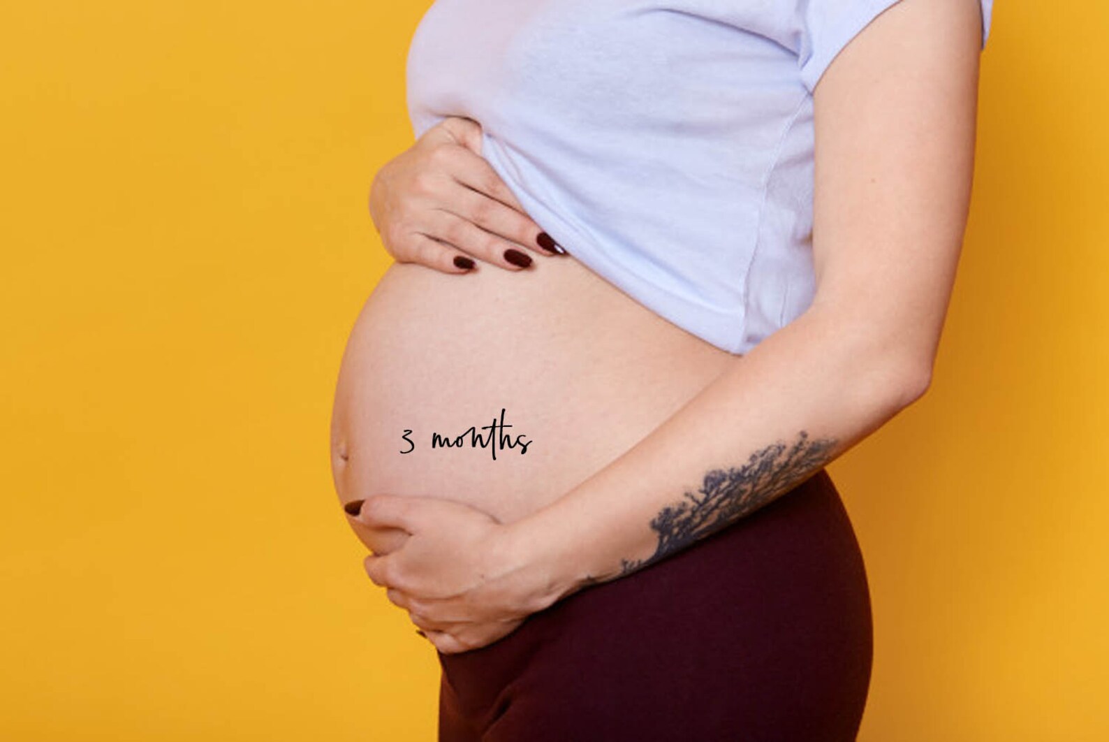 Set of 32 Pregnancy Temporary Tattoos Belly Tracker Etsy