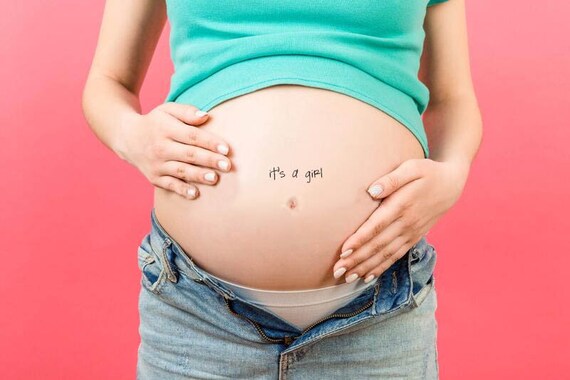 Set Of 32 Pregnancy Temporary Tattoos Belly Tracker Etsy