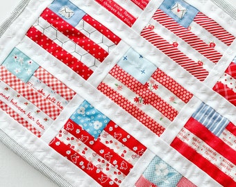 Little Flags - Mini Quilt PDF Pattern