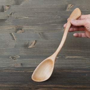 Original wooden cooking spoon Handmade maple spoon