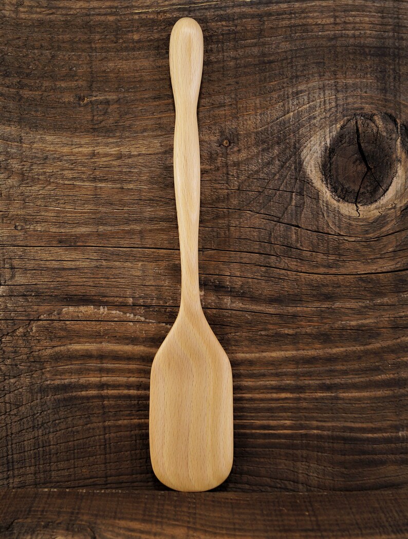 Small wooden spatula from beech wooden spoon carved wooden Etsy