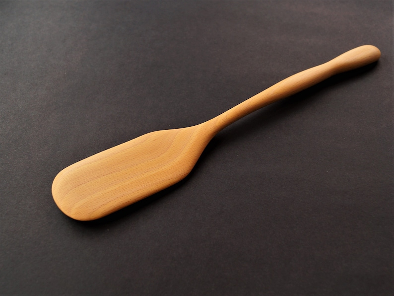 Small wooden spatula from beech wooden spoon carved wooden Etsy
