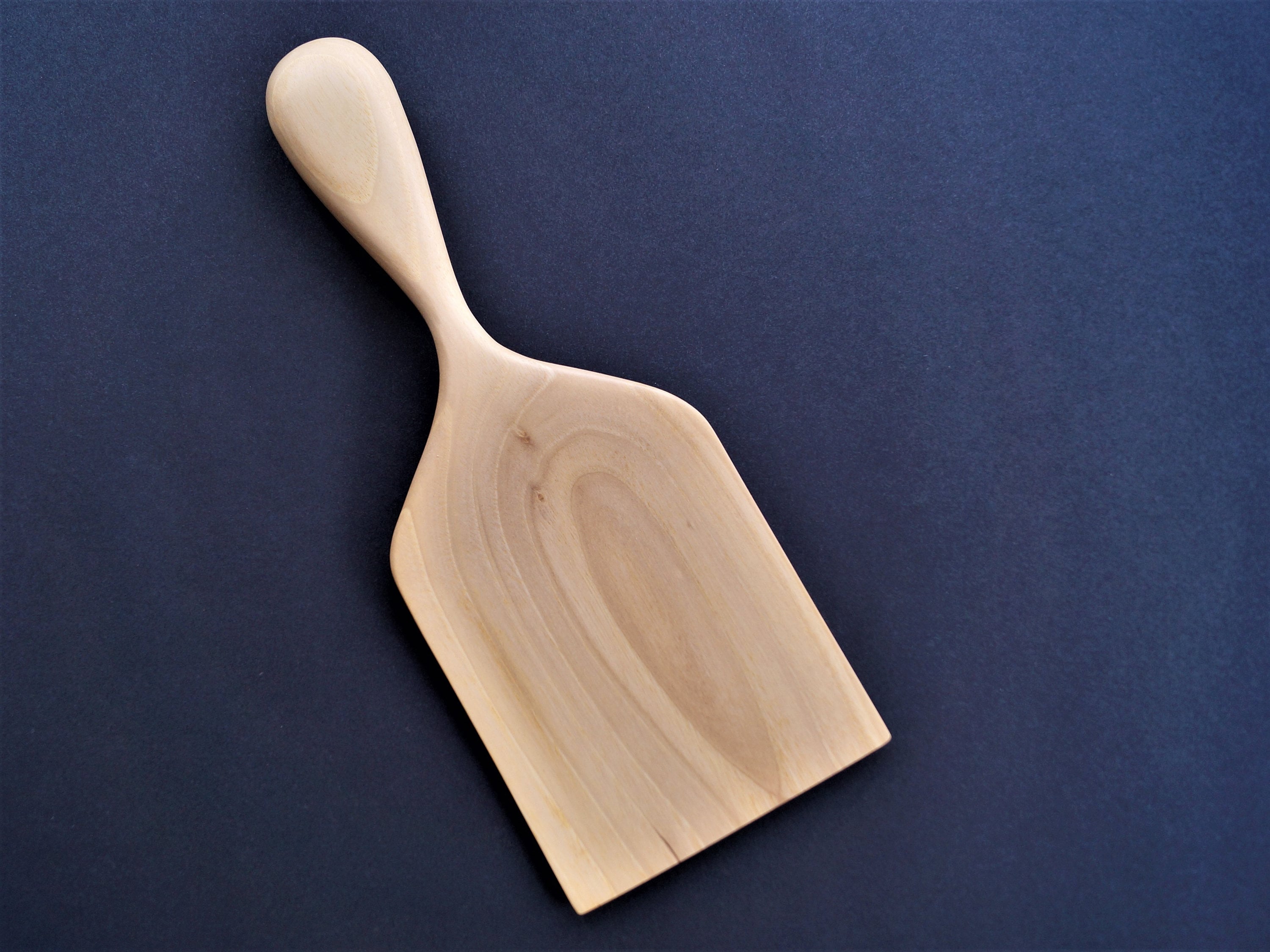 Short baking spatula from walnut Cooking spatula Carved Etsy