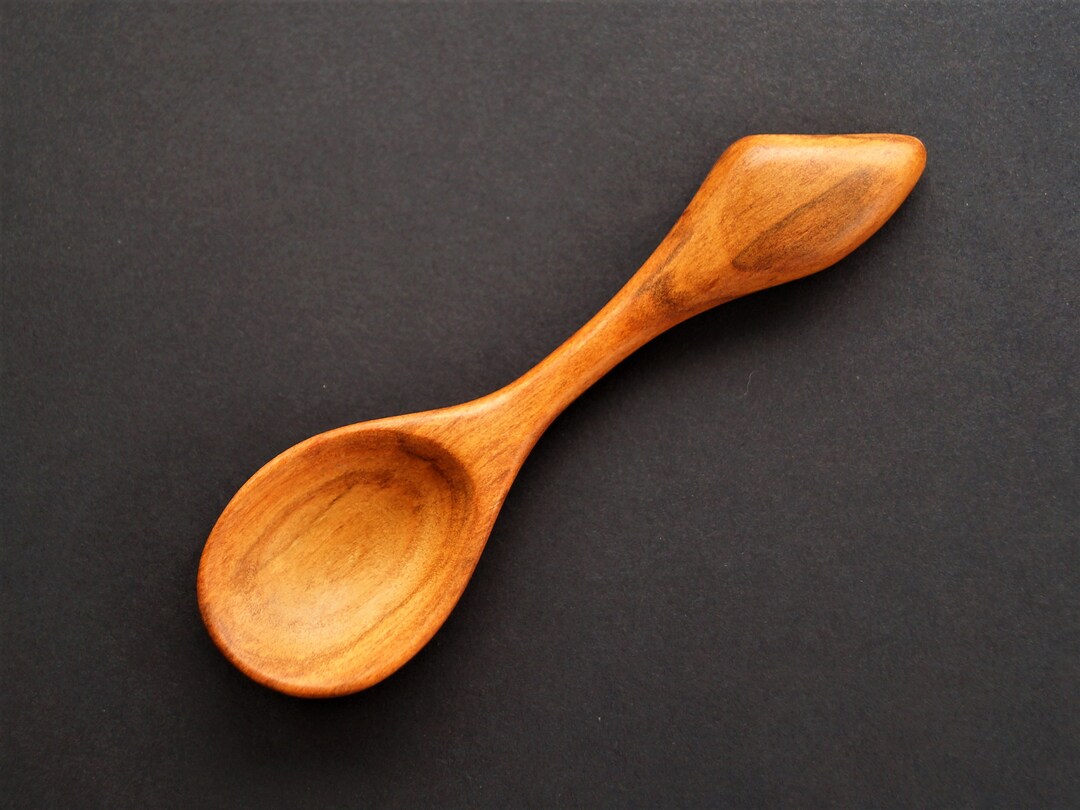 Small Wooden Spoon Handcarved Spoon Sugar Spoon Carved Wooden Etsy