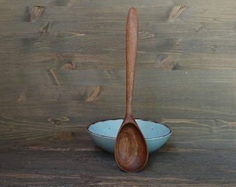 Handmade walnut basic cooking spoon