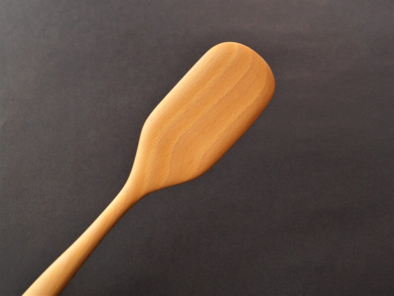 Small wooden spatula from beech wooden spoon carved wooden Etsy