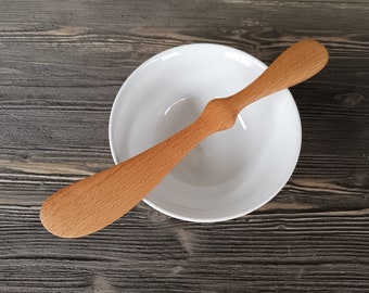 Handmade wooden spreader Wooden butter knife Made for beech wood