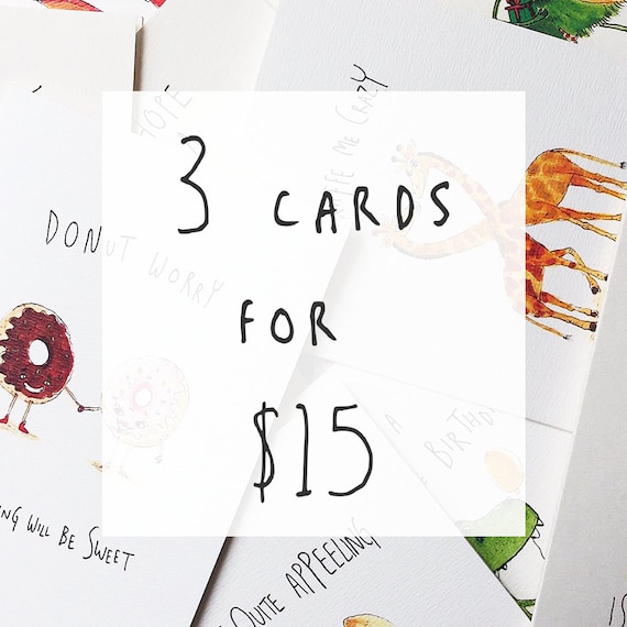 Christmas Bulk bundle - 3 cards for 15 dollars | Christmas card pack | bulk cards | card bundle | funny christmas cards | xmas cards