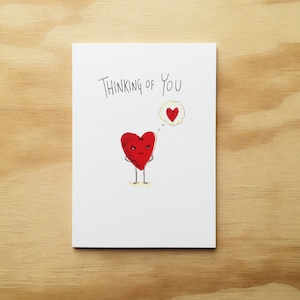 Thinking of You | Carte de voeux fait main | espérons que vous êtes bien carte | Pensée de votre carte | carte de sympathie | carte Désolé | Miss vous carte | aime les