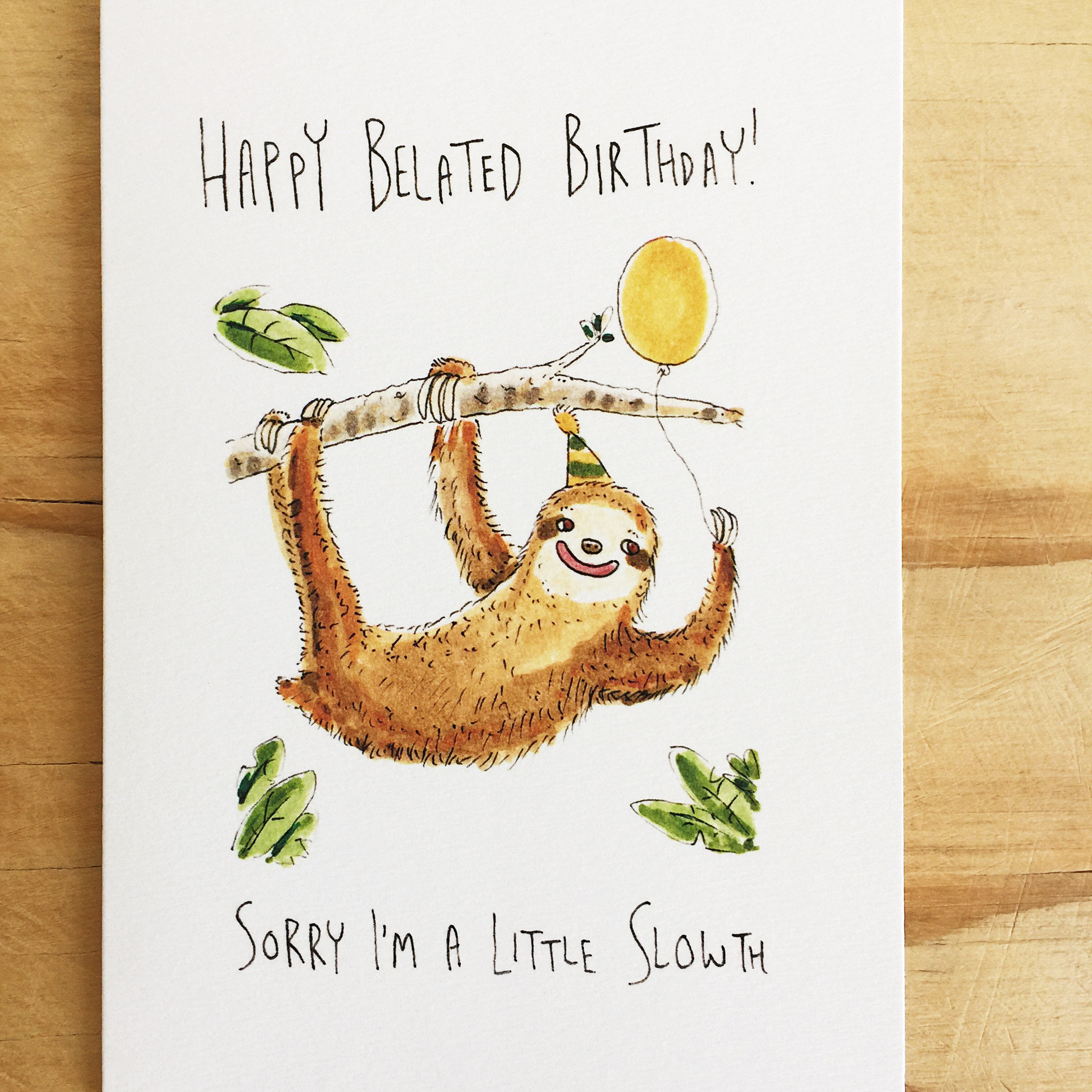 Joyeux anniversaire tardif désolé je suis un peu lent Etsy Canada