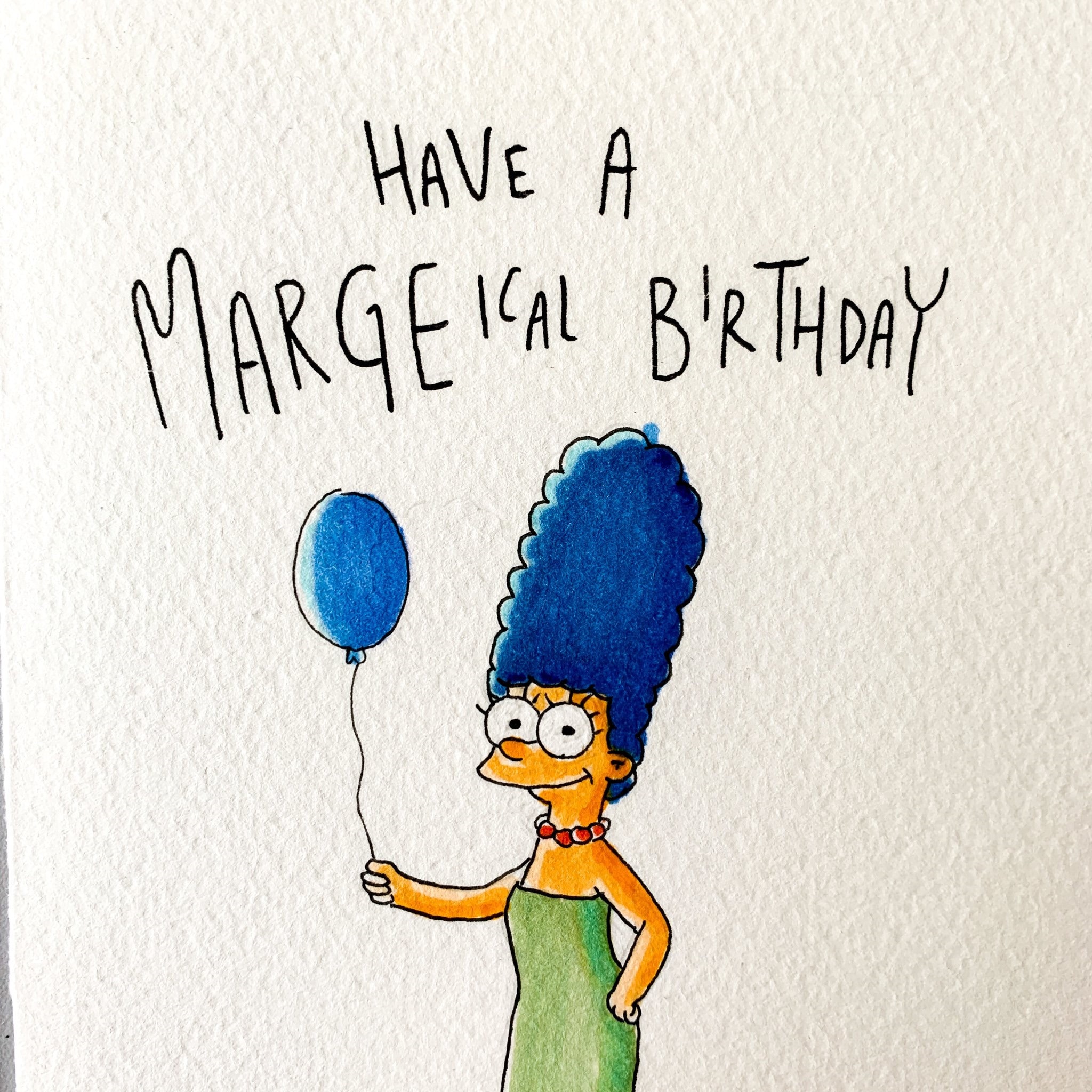 Have a Margeical Birthday Simpsons Birthday Card Simpsons | Etsy