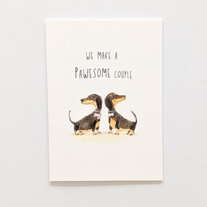 We maken een Pawesome Couple Card | Valentijnskaart | Handgemaakte design printkaarten | Beste wenskaarten